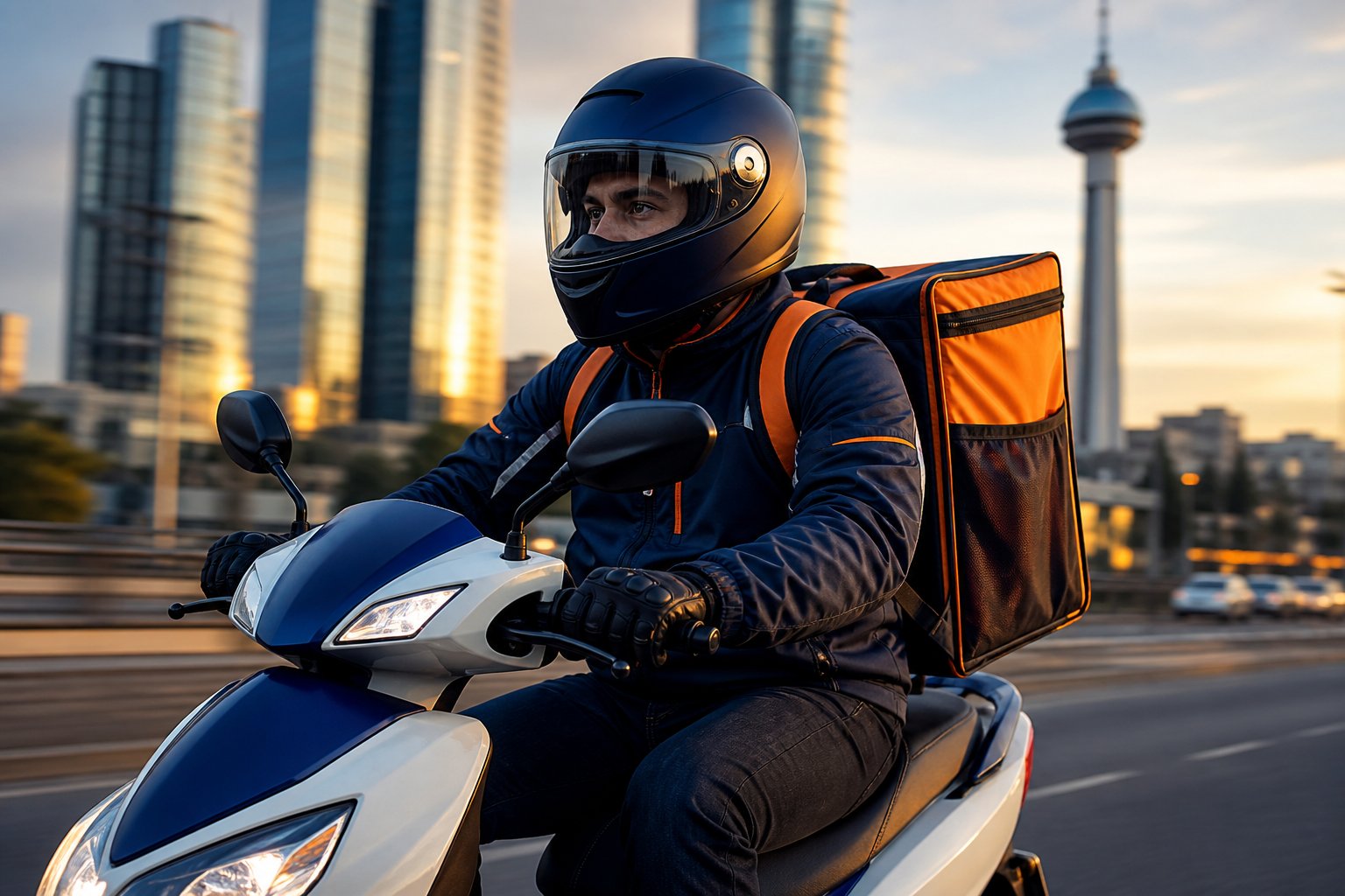 Ankara Moto Kurye - Ankara'da motor kurye gönderi taşırken